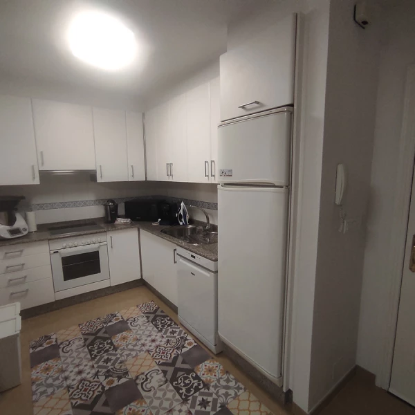 Cocina lacada en blanco