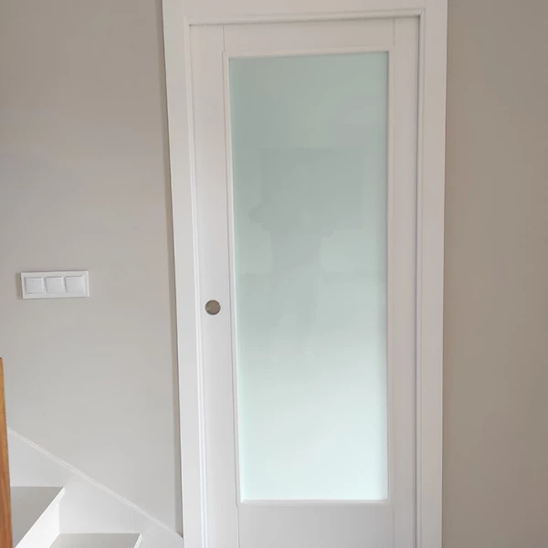 Puertas lacadas en blanco