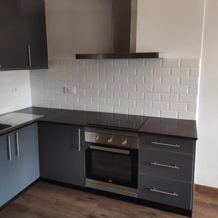 Cocina en gris antracita