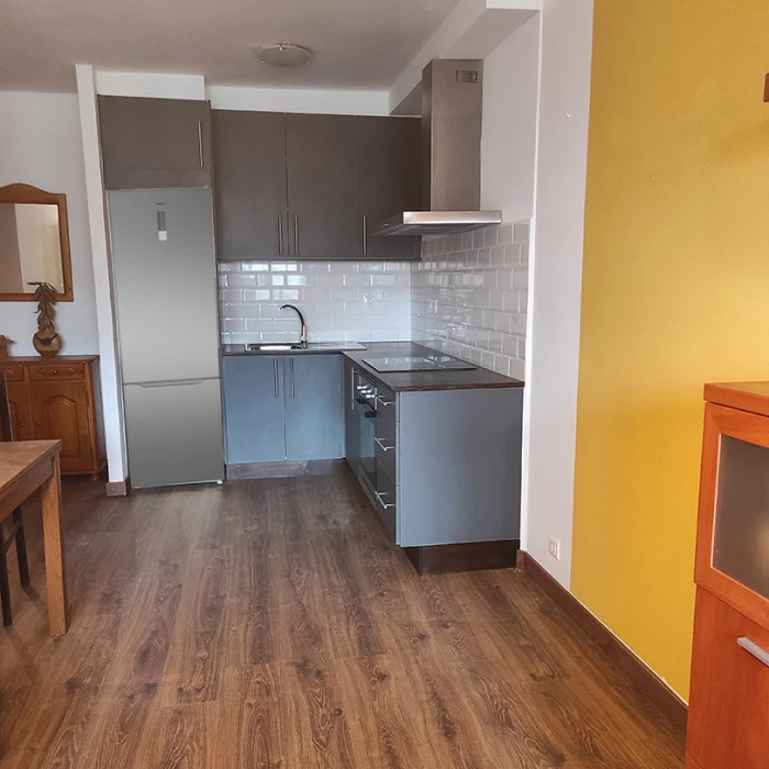 Cocina en gris antracita