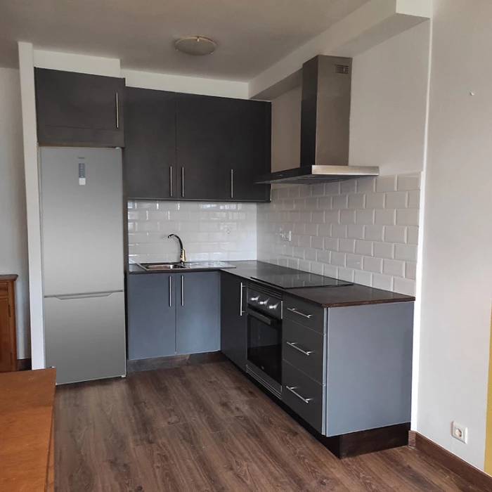 Cocina en gris antracita