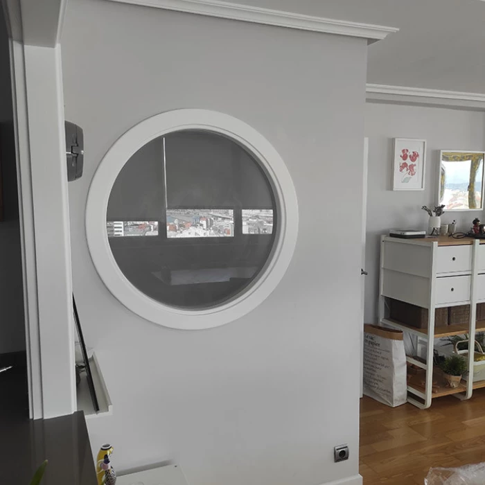 Piso lacado en blanco